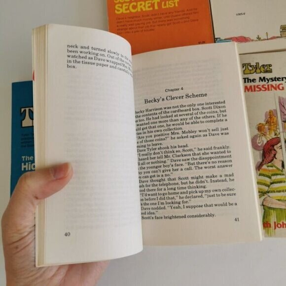 Set of 6 Tyler Tales Paperbacks, Young Christian Reader Vintage Books 70s Youth - Picture 7 of 9
